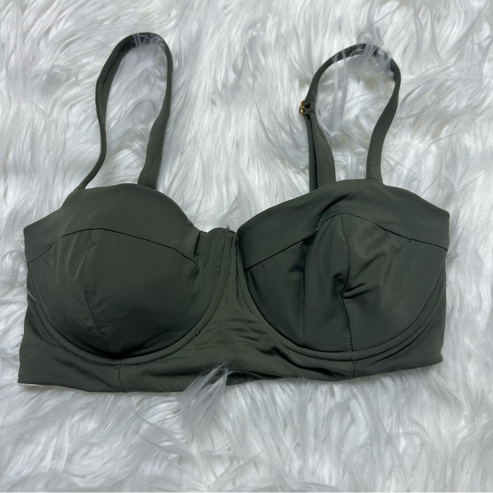 Carve designs bikini top D cup bustier style